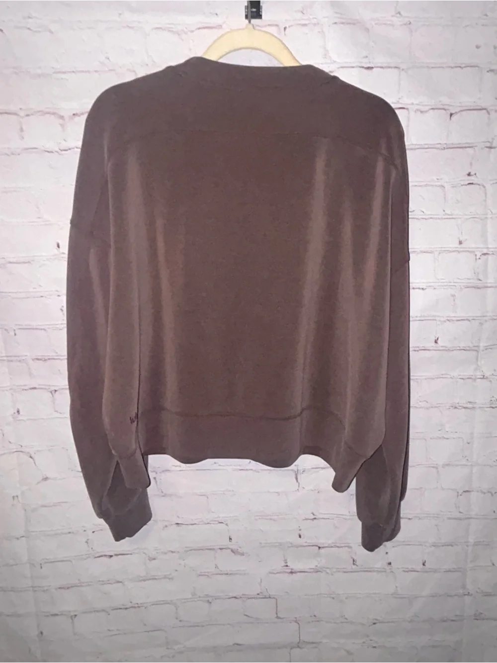 Lululemon Softstreme Perfectly Oversized Cropped Crew size 14